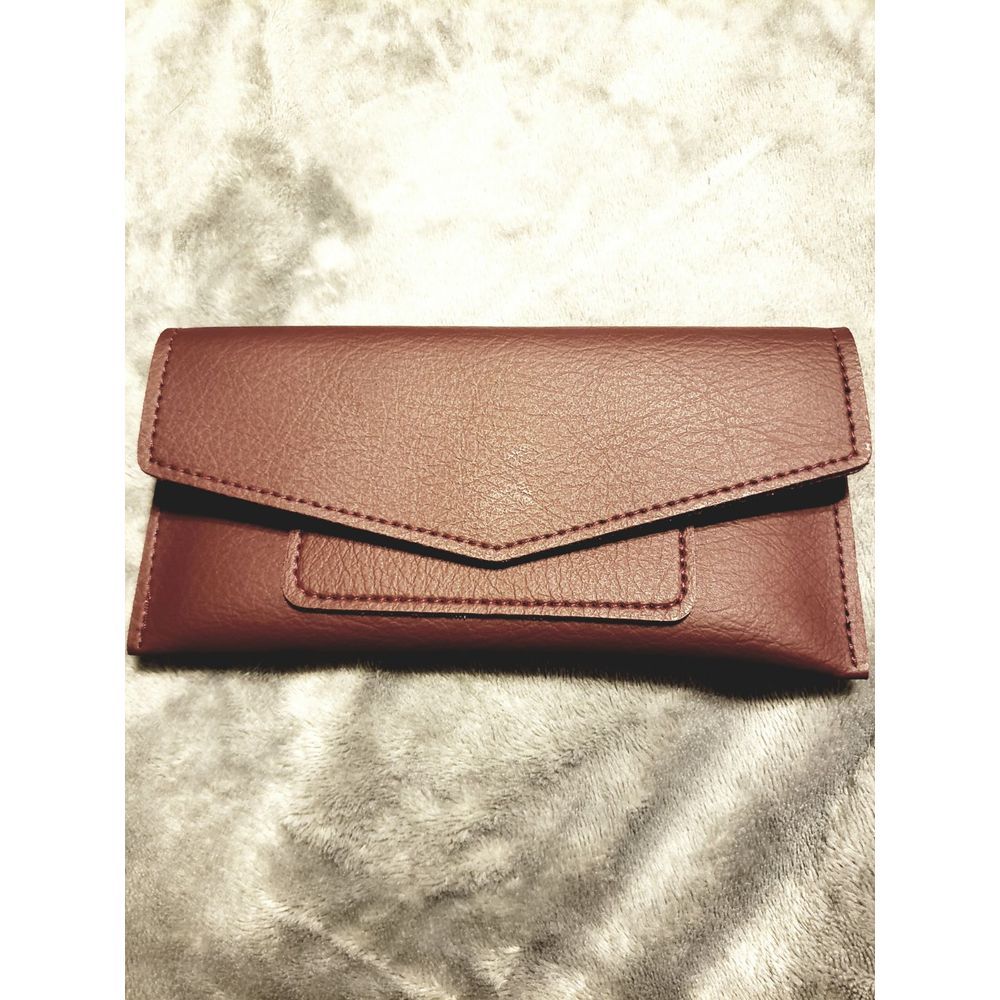 Burgundy Faux Leather wallet